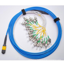 12 -fiber MPO Housing Aqua for Round 3.0mm cable